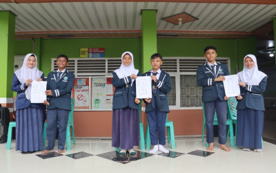 Dari Bilik Suara ke Bilik Nurani: MTsN 1 Lampung Tengah Tanamkan Integritas Lewat Pemilihan Ketua OSIS